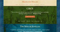 Desktop Screenshot of madelinemiller.com